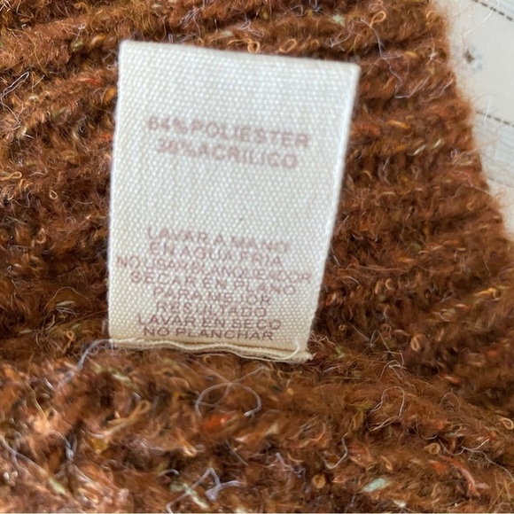 Mystree cabin knit Cardigan oversized sweater fall rustic color front pocket M - Picture 12 of 12